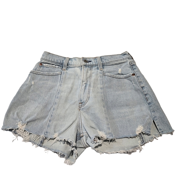 Women's Distressed Denim Shorts (New) - Picture 2 of 5